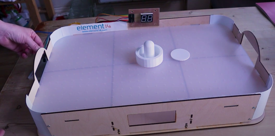 element14 presents: Create Your Own Air Hockey Table with Arduino Scoring